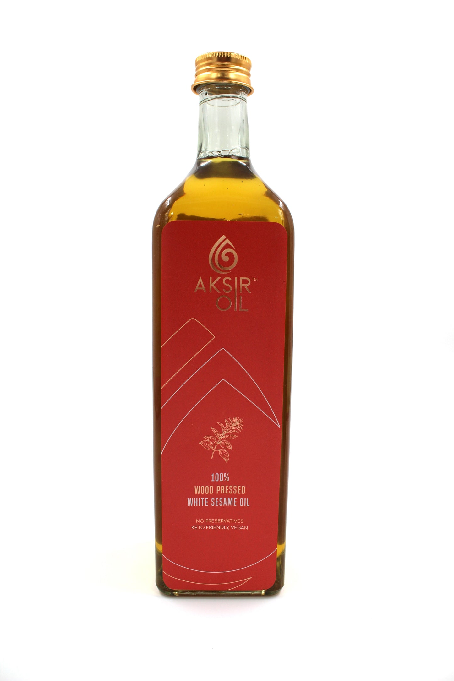 Wood-Pressed White Sesame Oil