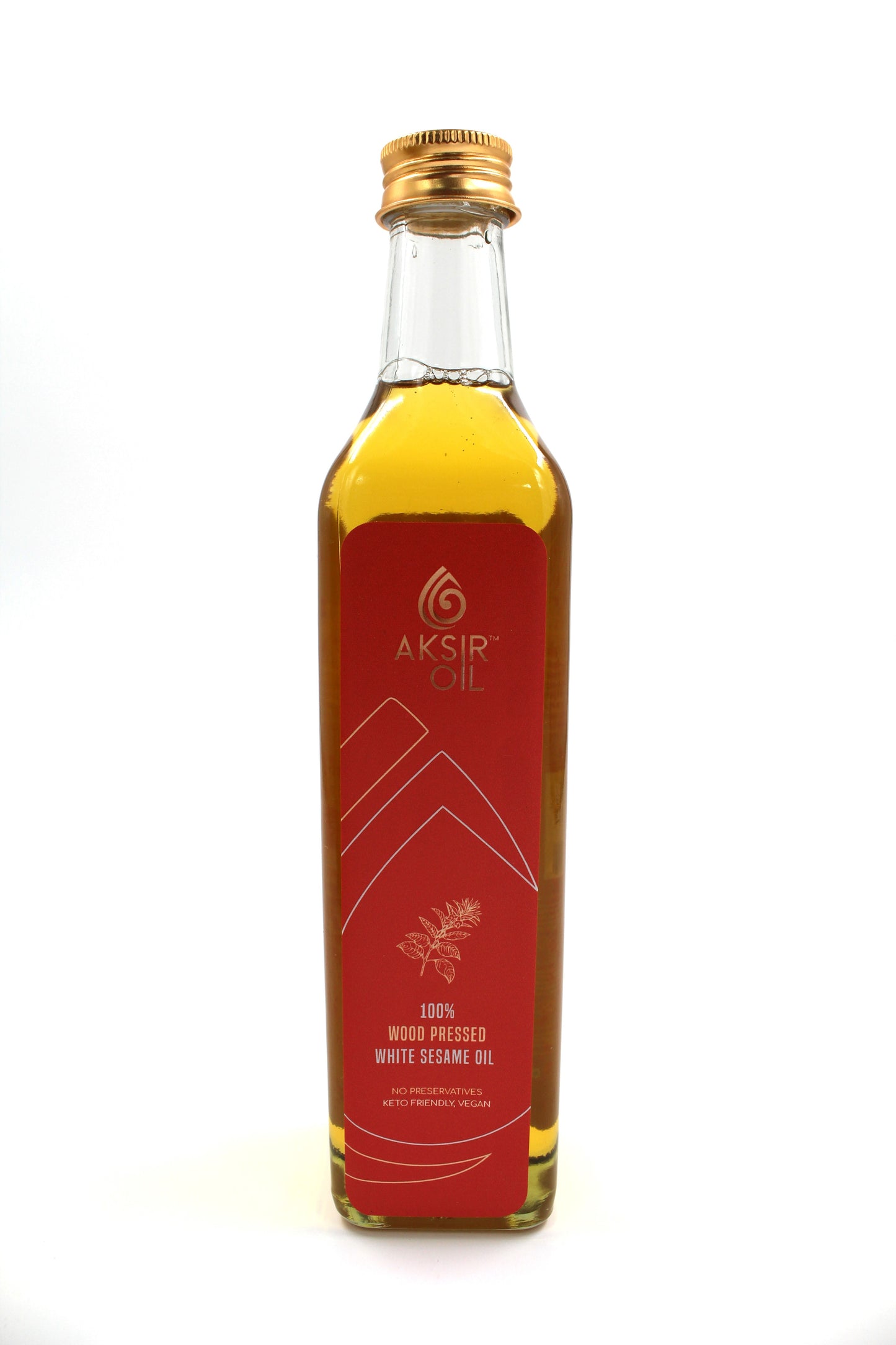 Wood-Pressed White Sesame Oil